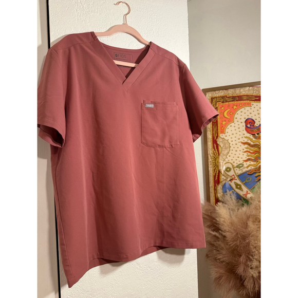 Figs Other - Preowned, FIGS Men's Leon™ Three-Pocket Scrub Top (Style# FM1500), PO2655,Large